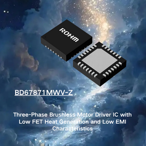 ROHM Launches Three-Phase Brushless Motor Driver IC with Low FET Heat Generation and Low EMI Charact